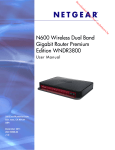 N600 Wireless Dual Band Gigabit Router Premiem