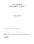 Vacuum Pumps & Conveying System Components