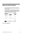 Setting SDH Transmit Parameters