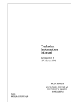 Technical Information Manual