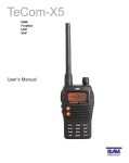 TeCom-X5 manual