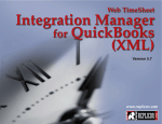 Web TimeSheet Integration Manager for QuickBooks