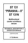 ST 131 “PIRANHA – II” ST 131N - TS