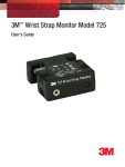 3M™ Wrist Strap Monitor Model 725