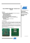 Atmel AVR2043: REB231ED - Hardware User manual 8