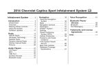 2014 Chevrolet Captiva Sport Infotainment System