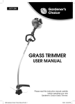 Gardener`s Choice - Grass Trimmer - GCT-260