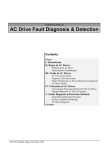 AC Drive Fault Diagnosis & Detection