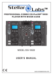 Manual for Dual CD Player - Mixer, With iPod Dock And Midi
