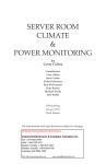 server room climate & power monitoring
