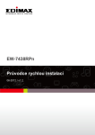 EW-7438RPn Průvodce rychlou instalac&iacute;