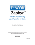 Zephyr Patient Transfer MR Conditional Sled Manual