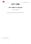 EPC-1800 EPC-1800 User Manual