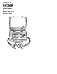 User`s Guide Model 380580 Battery Powered Milliohm Meter