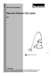Vacuum Cleaner (Dry type)