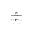 DX1 User Manual - Blue Chip Technology