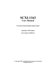 SCXI-1163 User Manual - National Instruments