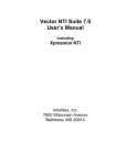 Vector NTI Suite 7.0 User`s Manual including Xpression NTI