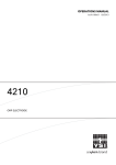 YSI MultiLab IDS 4210 ORP Electrode User Manual