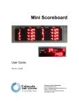Mini Scoreboard Manual - Colorado Time Systems