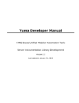 Yuma Developer Manual