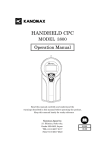 User Manual - KANOMAX USA