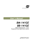 JAI BM(B)-141 GE Manual