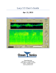 Lucy 3.5 User`s Guide