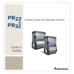 1 Using the PB22/PB32 Mobile Label and