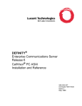 Definity ECS R6 CallVisor PC ASAI Installation and