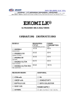 User Guide Ekomilk