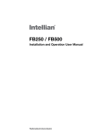 Intellian FB500 Manual