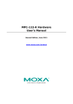 MPC-122-K Hardware User`s Manual