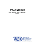 VAD Mobile/VAD Mobile Wireless User Manual