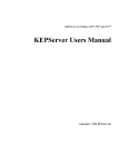 KEPServer Users Manual