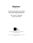 XEphem Manual