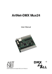 ArtNet-DMX Mux24