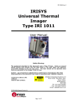 IRISYS Universal Thermal Imager Type IRI 1011