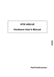 RTE-V853-IE Hardware User`s Manual