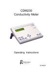 CDM230 Conductivity Meter