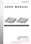 USER MANUAL - Hatteland Display AS