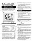 Manual - La Crosse Technology