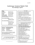 April - Anchorage Amateur Radio Club