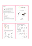 EWD耳机说明书AA-2091 User manual