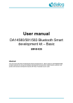 DA14580/581/583 Bluetooth Smart development kit – Basic