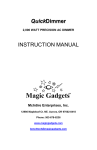 User Manual - Magic Gadgets