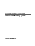 Groundwater Modeling System SEEP2D PRIMER