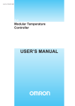 EJ1 Modular Temperature Controllers User`s Manual