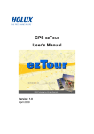 GPS ezTour User`s Manual