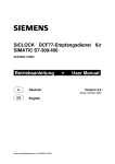 SICLOCK DCF77-Empfangsdienst für SIMATIC